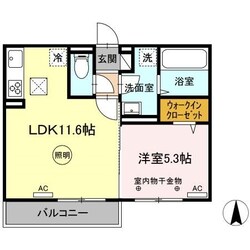 D-ROOM　SPERANZAの物件間取画像